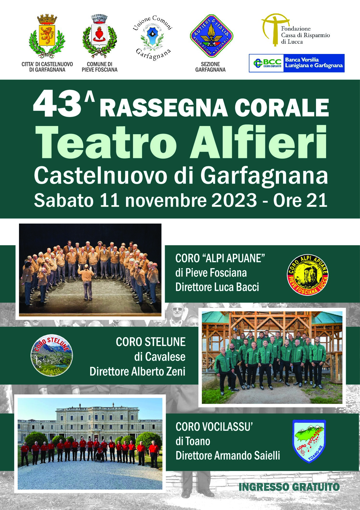 43^ Rassegna corale Teatro Alfieri